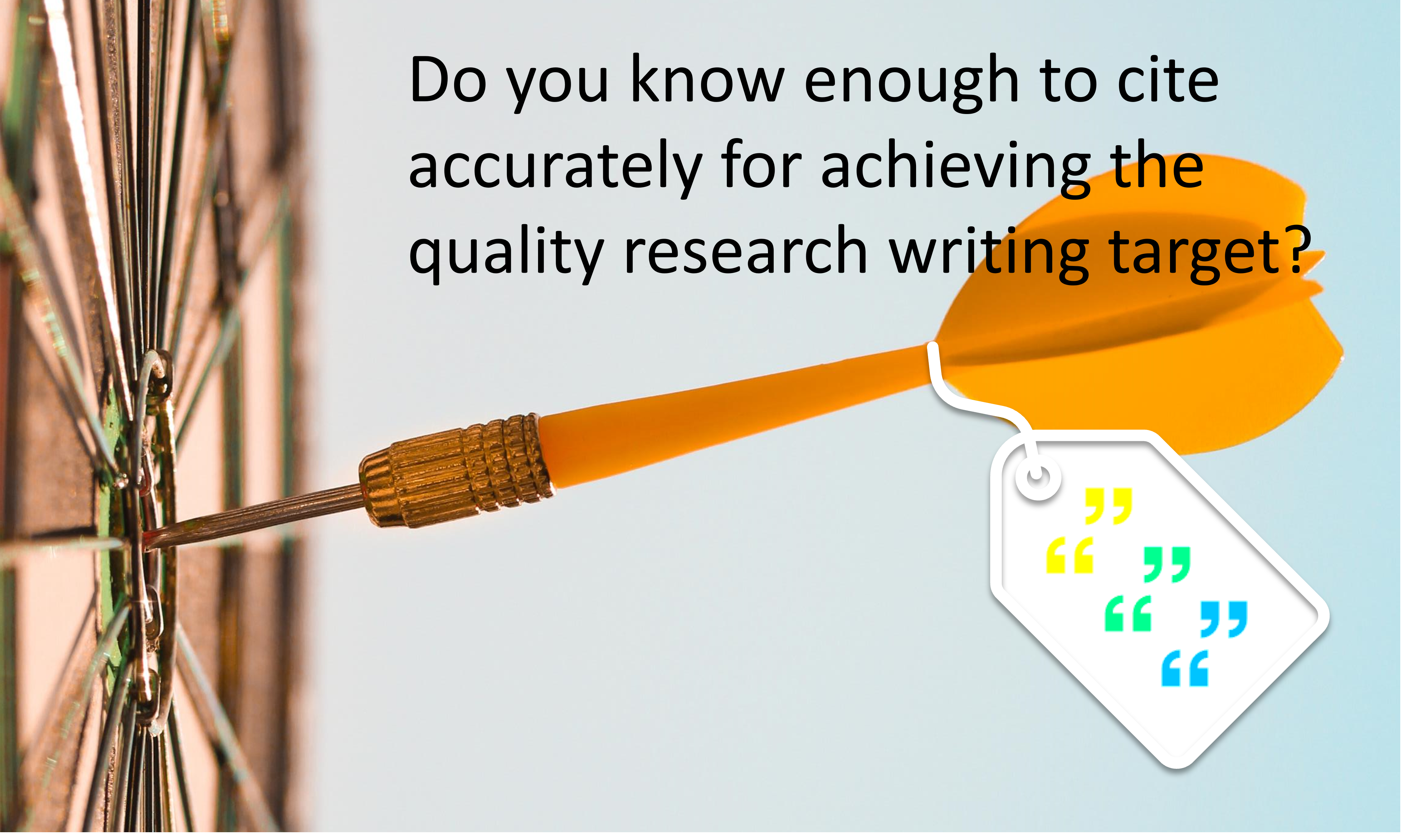 accurate citation for achieving quality scientific writing